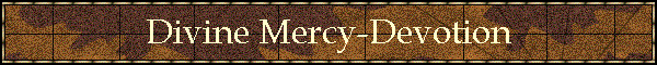 Divine Mercy-Devotion