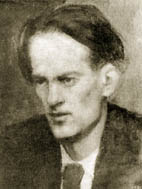 portret of N. Vaptsarov by Ivan Kereziev, 1941