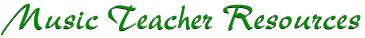 music teacher resources