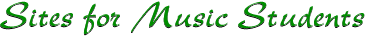 sites for music students
