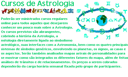 Cursos de Astrologia