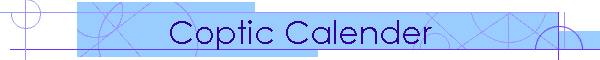 Coptic Calender