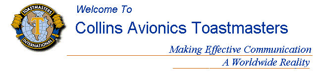 Collins Avionics Toastmasters