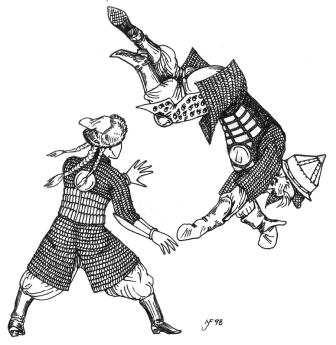 Ilya Murometz fights his daughter