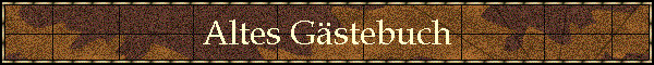 Altes Gstebuch