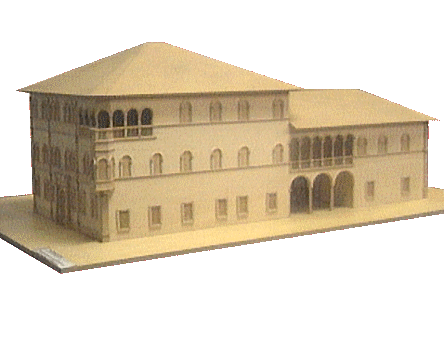 Modello di Palazzo a Prato Trento