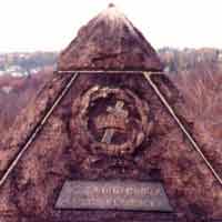 The Pyramid Memorial at Russell's Grave