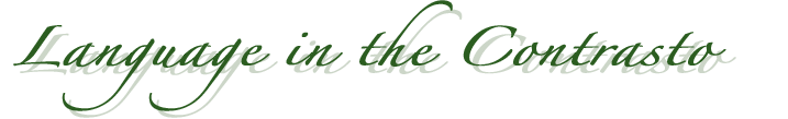 Language in the Contrasto