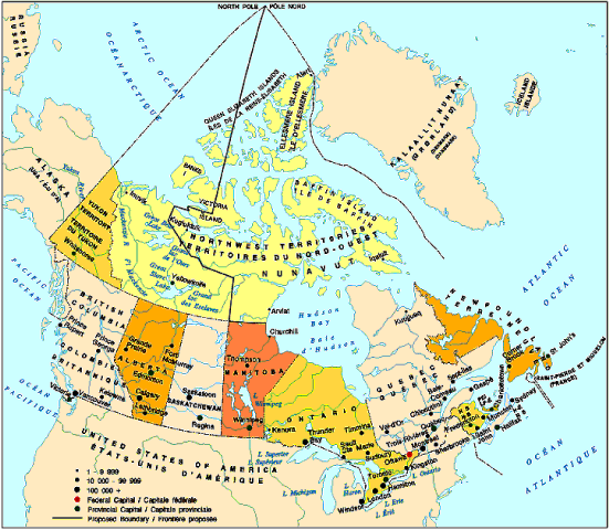Map of Canada