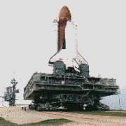 shuttle on crawler