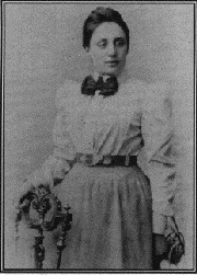 [Emmy as a young lady]