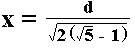 [expression for x]