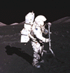 Schmitt collects samples