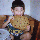 Mason and his birthday cookie