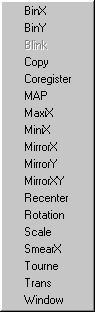 Menu Geometry