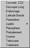 Menu Processing