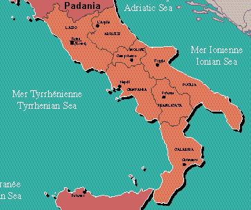 Map of Italia