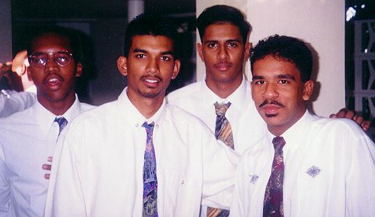 Michael, Sunil, Mayur and Christian