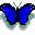 fluttering butterfly