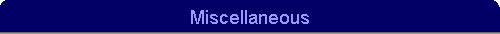 Miscellaneous