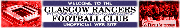 Welcome To Unofficial Glasgow Rangers Web Site