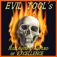 EVIL TOOL's Halloween Award of Excellence