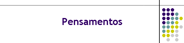 Pensamentos