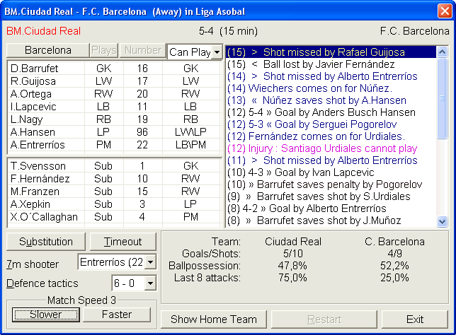 Ligue Handball Manager 2.0.9 (Saeson 2002-2003)