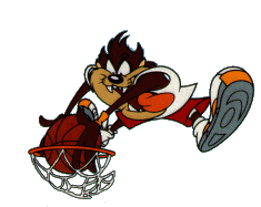 Taz' slam dunk