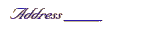 address