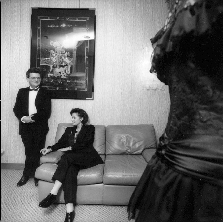 Photograph by Wolfgang Osterheld: 
That's me ... Christian Guittet ... on the left - in Htel Royal (Luxembourg)