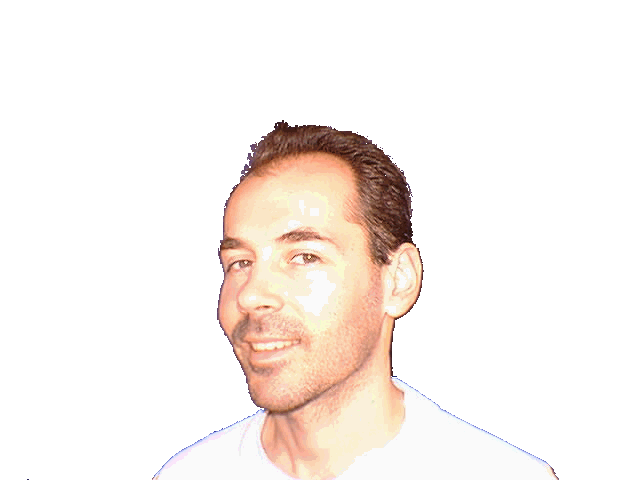 digitally composted and animated gif style