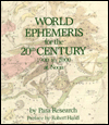 World Ephemeris 20th Noon