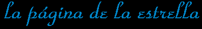 LA PAGINA DE LA ESTRELLA