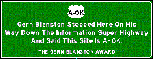 Gern Blanston Award
