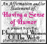 Sense of humor - gotta have one