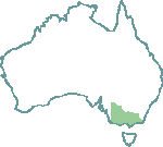 Here we are - the little green bit at the bottom - Victoria!