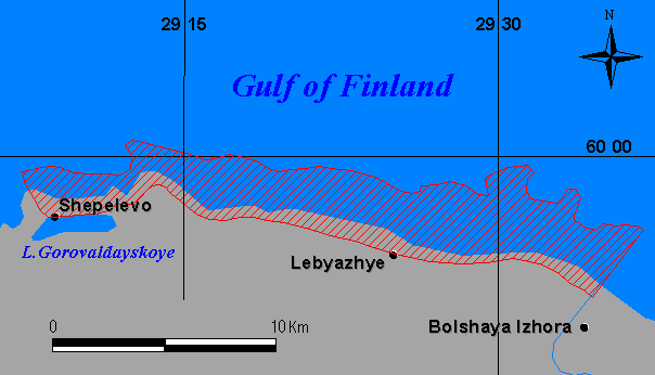 Southern coast of the Gulf of Finland, Baltic Sea