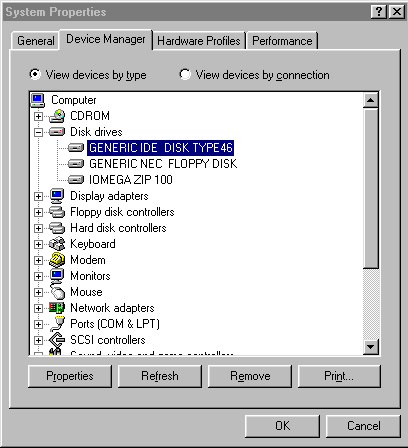system properties