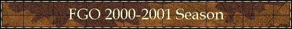 FGO 2000-2001 Season