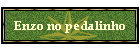 Enzo no pedalinho