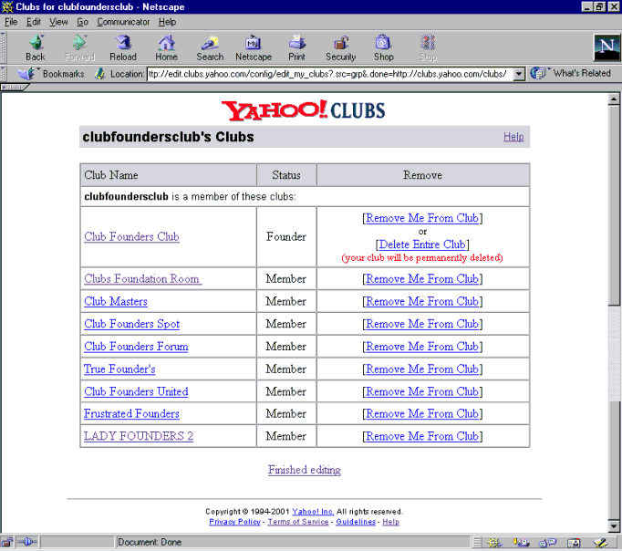 Standard MyClubs