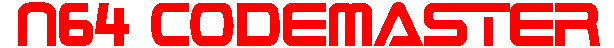 Go to n64 Codemaster