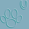 paw and hoof prints