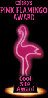 Calskp's Pink Flamingo Cool Site Award