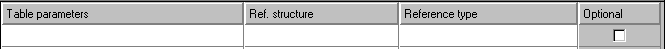 Table interface
