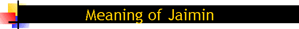 Meaning of Jaimin