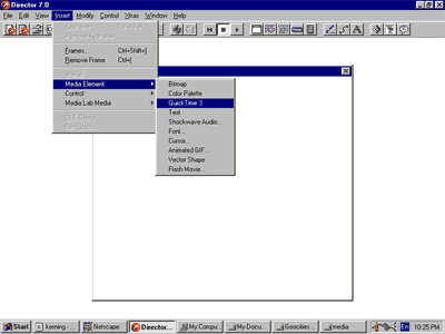 Inserting QuickTime 3 media