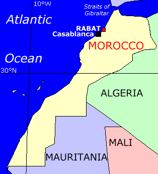Map of Morocco