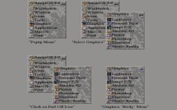 Figure 8:Peel off menus